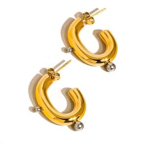 Elegant Gold Hoop Earrings